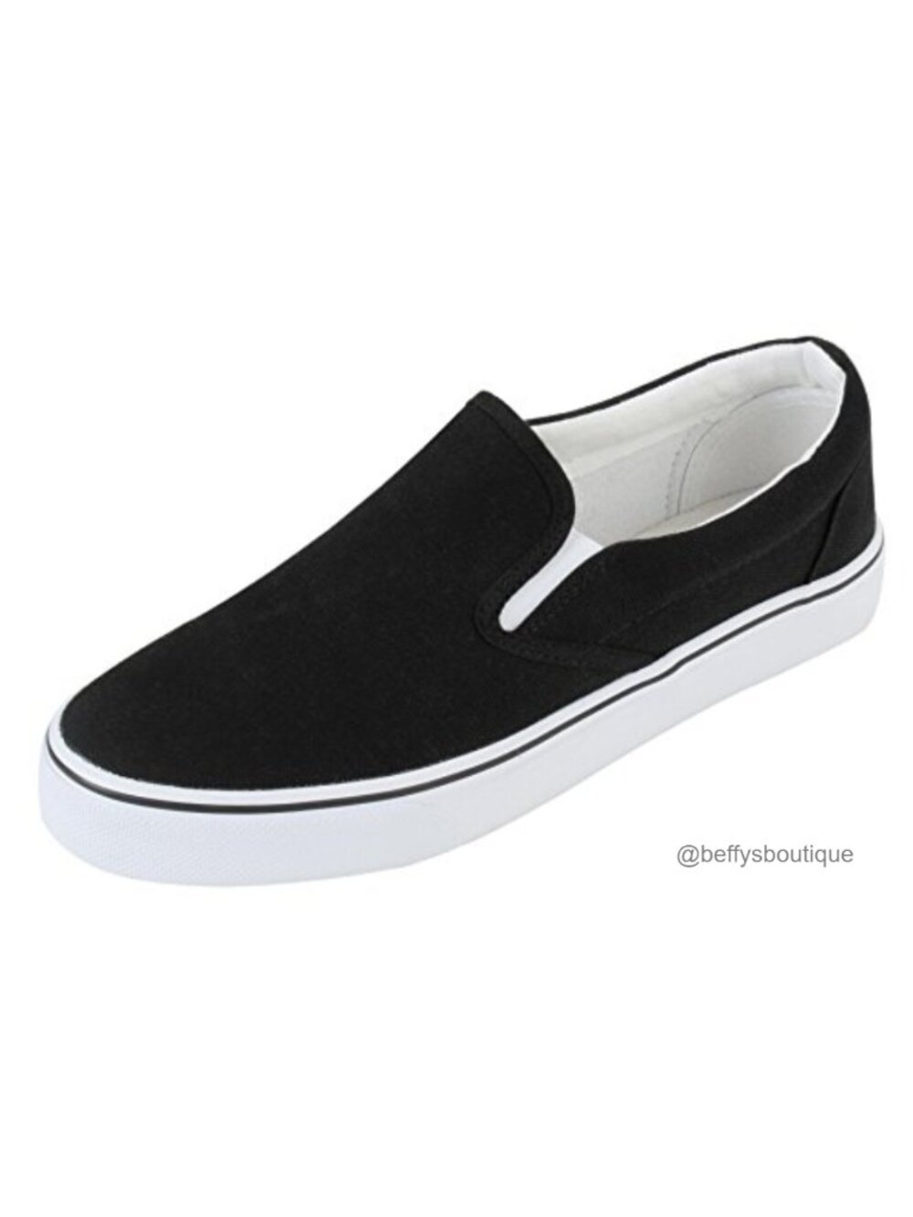 Womens Canvas Slip On Sneakers Lightweight Casual Loafers Walking Shoes